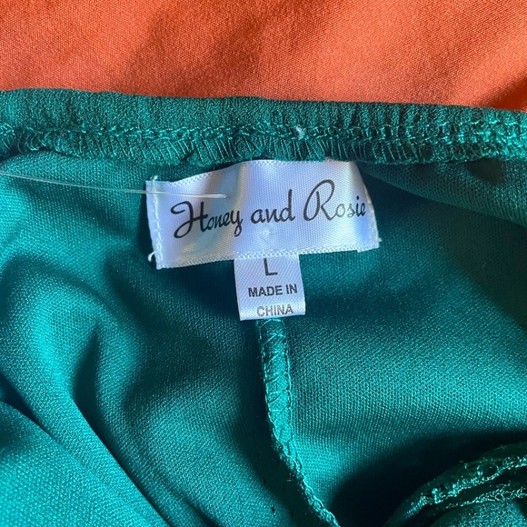 NWT Green Honey and Rosie Dress- Junior Large - Picture 3 of 3